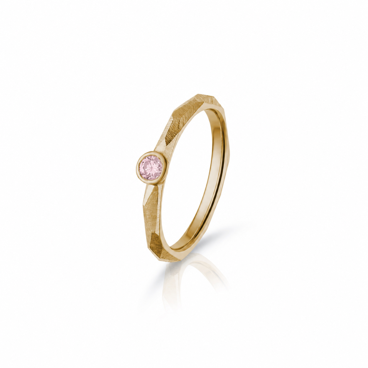 NOVA SOLITAIRE pink zafír gyűrű - Image 3